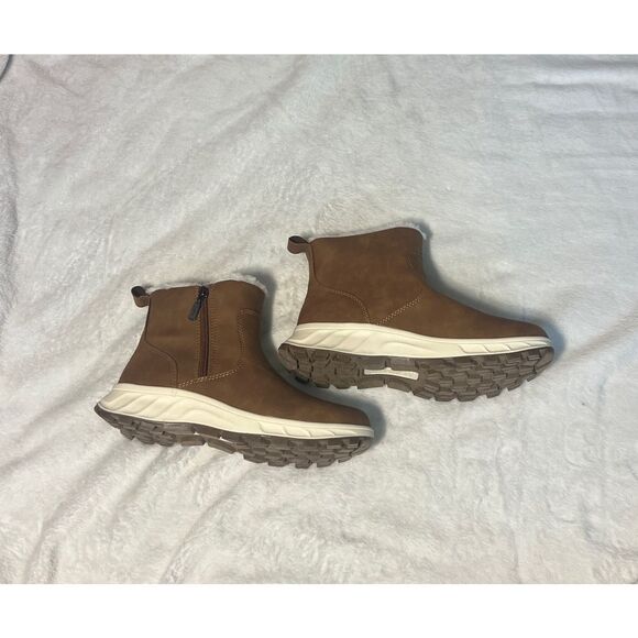 Khombu Brown Winter Boots Woman’s Size 7 - Picture 1 of 12